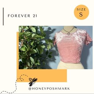 Forever 21 Pink crop top